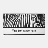 Fermer Zebra en noir et blanc (Recto)