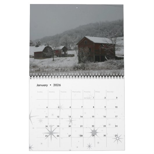 Fermes du comté de Sussex Calendrier NJ 2013 (Jan 2026)