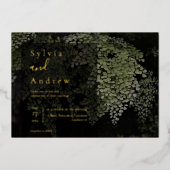 Fermes sombres et Moody Mariage moderne Invitation (Recto)