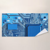 Fermeture de la carte de circuits électroniques. c (Serviette de bain)
