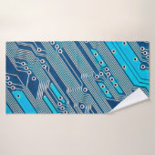 Fermeture de la carte de circuits électroniques. c (Serviette de bain)