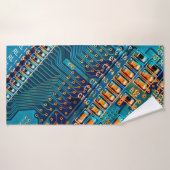 Fermeture de la carte de circuits électroniques. o (Serviette de bain)