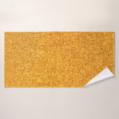 Fermeture de texture métallique mat doré. Métal br (Serviette de bain)