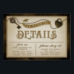 Fermeture du coeur   Accueil clé squelette   Carte<br><div class="desc">Cartouche Coeur Skeleton Key Reception Cartes d'Hôtel - incluez ces cartes de détail pour informer vos invités de votre lieu de réception, le calendrier de la réception et les informations de l'hôtel pour faciliter la planification. Vous pouvez ajouter plus d'informations si nécessaire en cliquant sur le bouton personnaliser ci-dessus. Voir...</div>