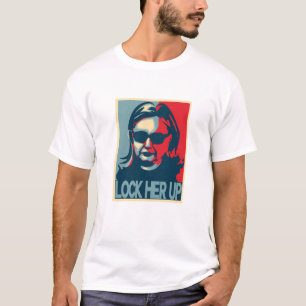 FERMEZ À CLEF SON T-shirt HAUT d'Anti-Hillary