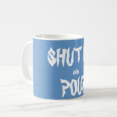 Fermez et versez la tasse de café (Devant gauche)