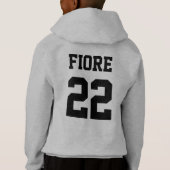 Fermez la fermeture éclair le sweat - shirt à (Dos)