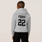 Fermez la fermeture éclair le sweat - shirt à (Dos entier)