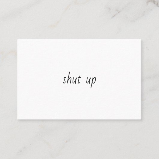 Fermez le carte de visite (Devant)