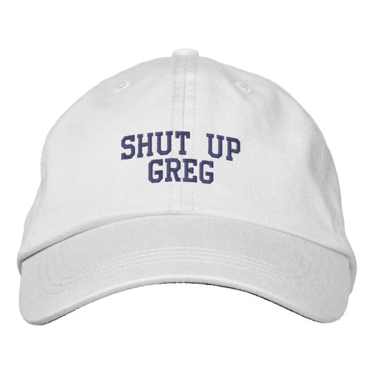 Fermez le casquette de Greg (Devant)