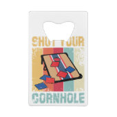 Fermez votre cadeau de Cornhole Funny (Dos)