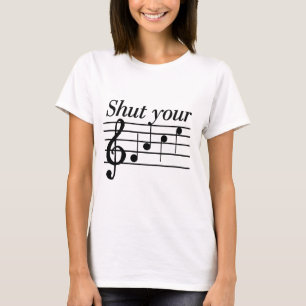 Fermez votre T-shirts et cadeaux de visage