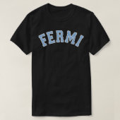 FerMI Bleu courbe TShirt (Design devant)