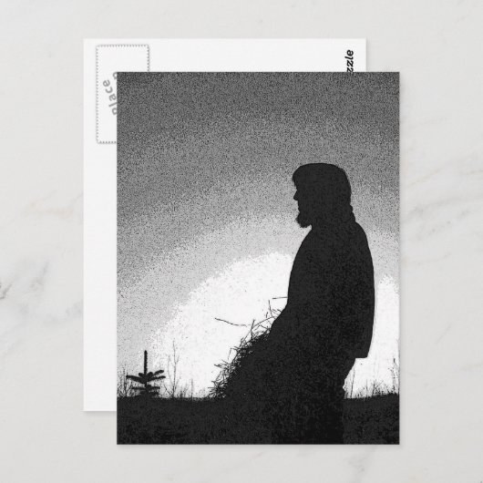 Fermier à Sunset Carte postale (Devant / Derrière)