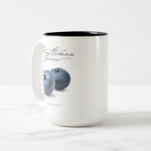 Fermier de 15 oz. Mug de café (bleuet) (Devant gauche)