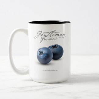 Fermier de 15 oz. Mug de café (bleuet)