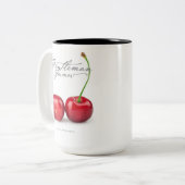 Fermier de 15 oz. Mug de café (cerise) (Devant gauche)
