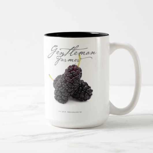 Fermier de 15 oz. Mug de café (mûrier) (Droit)