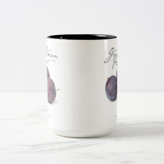 Fermier de 15 oz. Mug de café (prune) (Centre)
