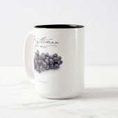 Fermier de 15 oz. Mug de café (raisins) (Devant gauche)