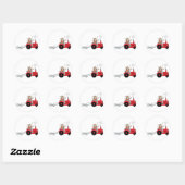 Fermier Sur Un Tracteur Stickers (Feuille)