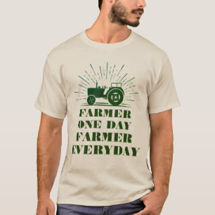 Fermier Un Jour, Fermier T-shirt quotidien