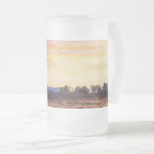 Fermiers Matin Peinture Frosted Mug (Devant droit)