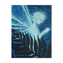 "Fern and the Pearl" Fairy Briefkaart