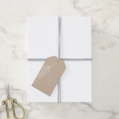 Fern & Beach | Wij trekken Labels voor ons uit Cadeaulabel (Met Touw)