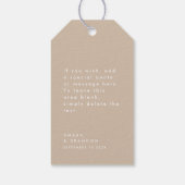 Fern & Beach | Wij trekken Labels voor ons uit Cadeaulabel (Achterkant)