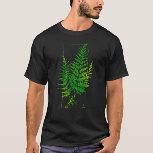 Fern Blockprint VI T-shirt (Voorkant)
