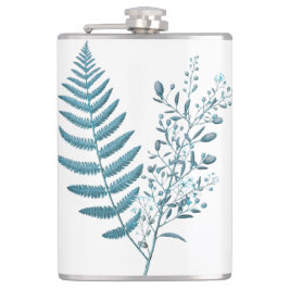 Fern designed flask heupfles