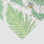 Fern Dragonfly Butterfly Franse ontkoppeling Tissuepapier (Detail)