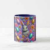 FERN ~ EASTER BUNNY Oeufs Fleurs ~ Mug (Centre)