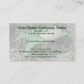 Fern et champignons à Stump Carte de visite (Devant)