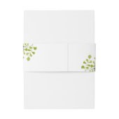 Fern Eucalyptus Hand-Drawn Greenery Wedding Uitnodigingen Wikkel (Achterkant Voorbeeld)