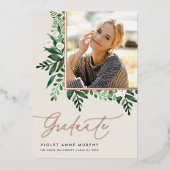 Fern | Faire-part d'obtention d'une licence photo (Recto)