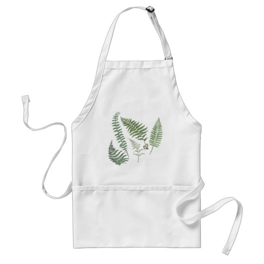 Fern Frenzy Apron Standaard Schort (Voorkant)