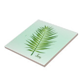 Fern Frond Leaf Ceramic Tegel Tegeltje (Zijkant)