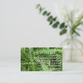 Fern Fronds I Green Natuur Visitekaartje (Staand voorkant)