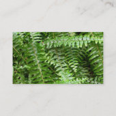 Fern Fronds I Green Natuur Visitekaartje (Achterkant)
