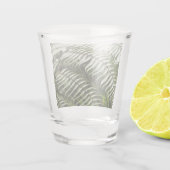 Fern Fronds II Green Natuur Shot Glas (Achterkant)