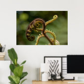Fern Fronds Poster (Thuiskantoor)