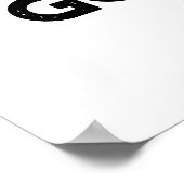 Fern Goodness Sake Funny Plant Pun Poster (Hoek)