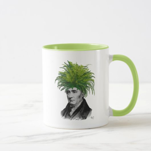 Fern Head Plant Mok (Rechts)