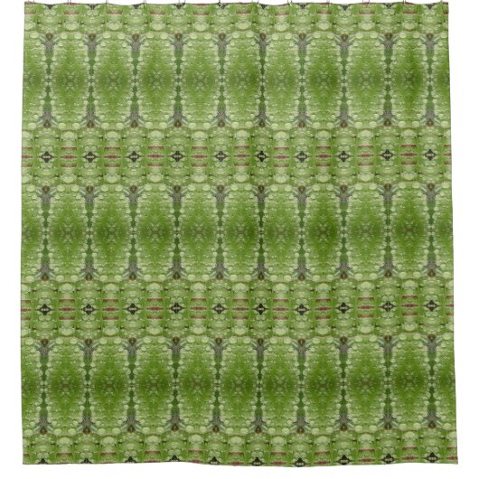 Fern Ikat Douchegordijn (Voorkant)