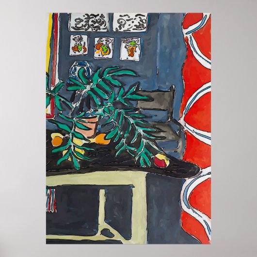 Fern in Pot Poster (Voorkant)