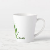 Fern Leaf Design Latte Mug (Droite)