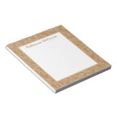 Fern Leaves Camel Notepad Notitieblok (Schuin)