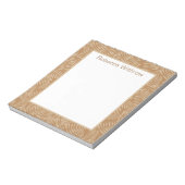 Fern Leaves Camel Notepad Notitieblok (Gedraaid)